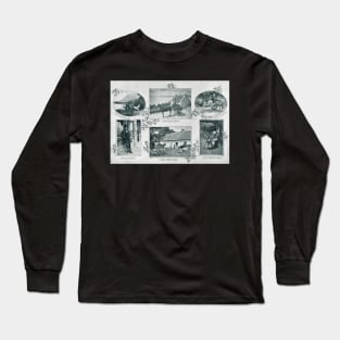 Irish characters & scenes circa 1902 Long Sleeve T-Shirt